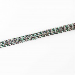 Rolo Necklace - Rainbow Tone - With Dangle Ring